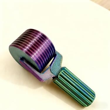 Imagem de Rolo de pintura de diamante - Rolo de pressão para projetos de prensagem suave, artesanato e pintura de diamante (gradiente azul-roxo)