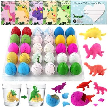 Imagem de Motiloo 30 Pcs Valentines Day Cards Gifts for Kids - Dinosaur Egg Hatching Card Bulk - Funny Dino Valentine Classroom School Exchange Cards for Boys Girls Party Favors