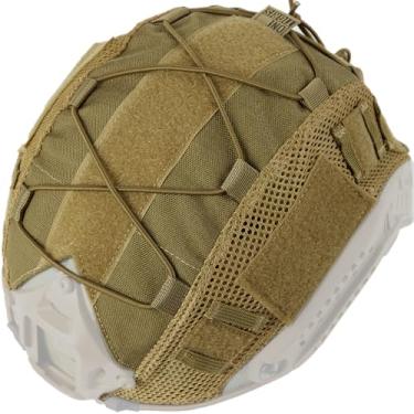 Imagem de OneTigris Multicam Capa de capacete ZKB06 sem capacete - Capa de tecido para capacete rápido em tamanho M/G e capacete não rápido em tamanho G/GG, multicam, GG