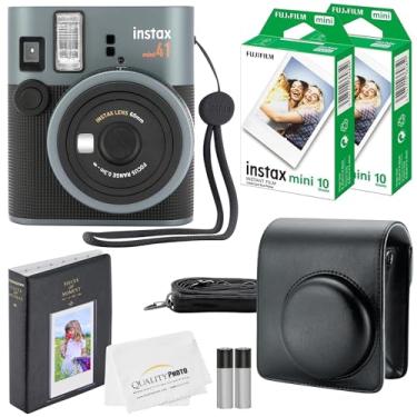 Imagem de Fujifilm Câmera instantânea Instax Mini 41 + 20 impressões + capa para câmera + álbum e pano de microfibra de foto de qualidade