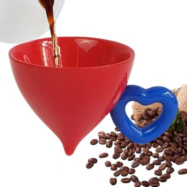 Imagem de Canecas Fofas Estéticas,Caneca de Cerâmica 120ml com Pega em Forma de Coração | Canecas Divertidas Pequenas Para Bebidas,Para Mulheres Meninas Aniversário Dos Namorados Casa Escritório Viagem