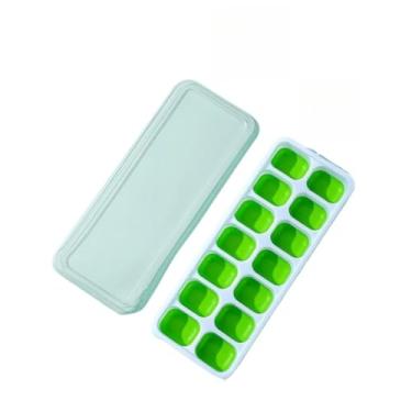 Imagem de Forma De Gelo Fundo Tampa Rígida(Verde)