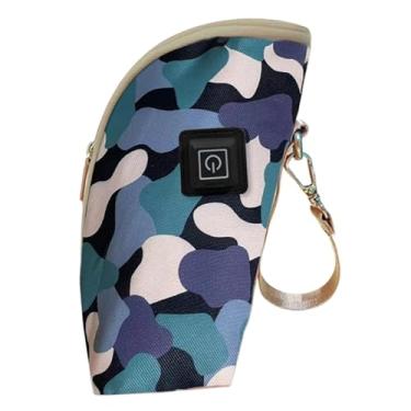 Imagem de TTETTZ Bolsa Aquecedora de Mamadeiras Infantil, Aquecedor de Bebidas Portátil para Recém-Nascidos com Temperatura Ajustável, Style C