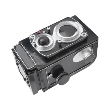 Imagem de aqxreight Estátua de Câmera Vintage, PressãO Reduzida, Ferro, Desktop, Ornamentos de Câmera retrô para DecoraçãO de Casa, para Casa Instantaneamente, Seu Design de Requintado Vintage Adiciona Retro