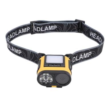 Imagem de Fockety Câmera de cabeça 2K, lente ajustável em 180 graus com compressão H265 e detecção de movimento, conexão USB Wi-Fi, 4 modos de iluminação para vlogs e gravações ao ar livre