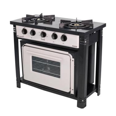 Imagem de Fogão Profissional 2 Bocas Venâncio Linha Bravo com Forno Br2bf