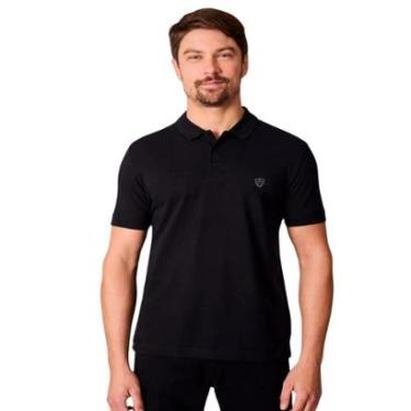 Imagem de Camisa Oficina Reserva Polo Galo Preto-Masculino