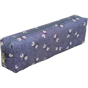 Imagem de Estojo Escolar KIT Fly – Retangular, Compartimento Unico, Cores Sortidas e Zíper Simples - Ideal para Canetas, Lapis e Material Escolar.