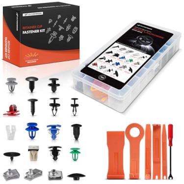 Imagem de A-Premium 190 peças (tipo 17) clipes de retentor de carro compatíveis com Buick LaCrosse 2010-2016 para-choque traseiro painel de acabamento de porta de para-choque automático conjunto de substituição