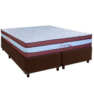 Imagem de Colchão Queen Molas Ensacadas + Box Marrom - Legaccy Paropas