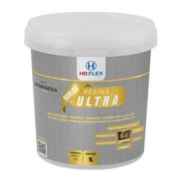 Imagem de Resina Acrílica Econômica HDFlex Incolor  6 em 1 Impermeabilizante, Se