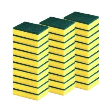 Imagem de Esponja Mágica Super Absorvente De Dupla Face Para Limpeza De Cozinha 