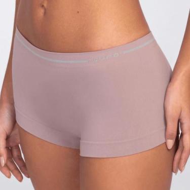 Imagem de Calcinha Loba Boxer Clássica Sem Costura 41800-001, Nude, P