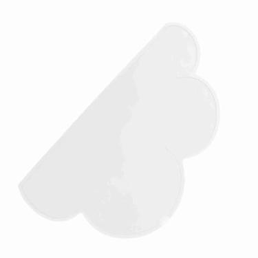 Imagem de Acouto Tapete de Silicone para Animais de Estimação Em Formato de Clound para Pratos para Animais de Estimação Tapete para Cachorro Cachorro Filhote de de Silicone para água para Alimentos (Branco)