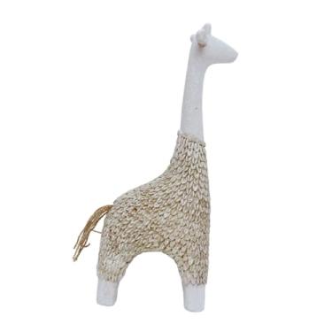 Imagem de Generic Estátua de Girafa, Escultura Abstrata, Ornamento Criativo e Inovador para Mesa, Estatueta Decorativa para Quarto, Escritório, Prateleira ou Casa, L
