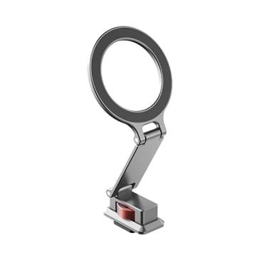 Imagem de Suporte de telefone para DJI RS4 Mini, adaptador de design de sapata fria, suporte magnético dobrável para celular, removível rápido (para sapato frio Arca)
