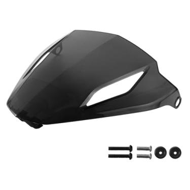 Imagem de QccHieUs Defletor de painel de instrumentos fumê, com proteção para o painel, desempenho estável e instalação simples. Ideal para Spyder.