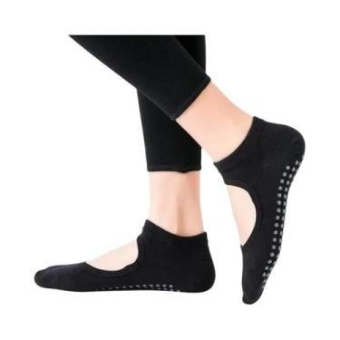 Imagem de Meias Antiderrapantes E Respiráveis Para Yoga, Pilates E Dança Para Mu