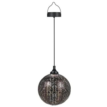 Imagem de Lâmpada de Lanterna LED Solar Suspensa para Jardim IP44 À Prova d Água - Econômica em Energia Auto Ligar Desligar Decorativa Elegante Pátio Varanda Ca