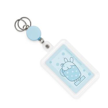 Imagem de Porta Cartão de Identificação C/ Prendedor Transparente - Dexin, Azul