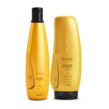 Imagem de Kit Aneethun Repair System Shampoo 300ml e Finalizador 250g