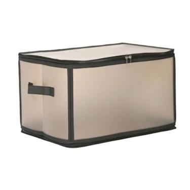 Imagem de Sacos de Armazenamento Organizadores Armário Pliáveis Recipientes com Zíper para Roupas Cobertores Edredons Lençóis Travesseiros Brinquedos Colapsávei