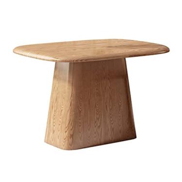 Imagem de UWEREBFM Mesa de centro japonesa, mesa de canto simples de madeira de freixo para sofá, conjunto de 2 mesas de centro, mesa lateral minimalista moderna para sala de estar, varanda lateral Ta