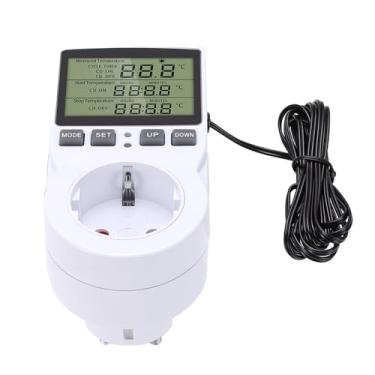 Imagem de AUNMAS Termostato Digital, Controlador de Temperatura Programável Com Funcionalidade de Temporizador Com Display LCD para Uso Industrial Doméstico