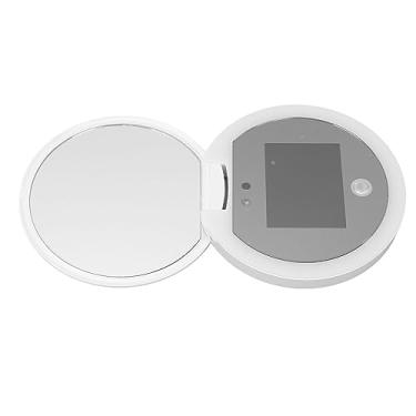 Imagem de Naroote Espelho Cosmético UV Espelho de Maquiagem Portátil Recarregável Com Câmera UV para Verificação de Pele Facial, de Maquiagem de Viagem para Mulheres e Amantes de
