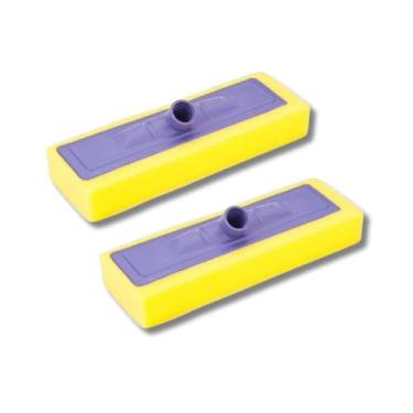 Imagem de Rodo Passa Cera Espuma Para Pisos Frios E Madeira Kit c/2