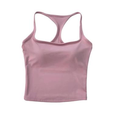 Imagem de Top De Pilates Feminino Com Efeito Push-Up, Respirável, Sutiã Esportiv