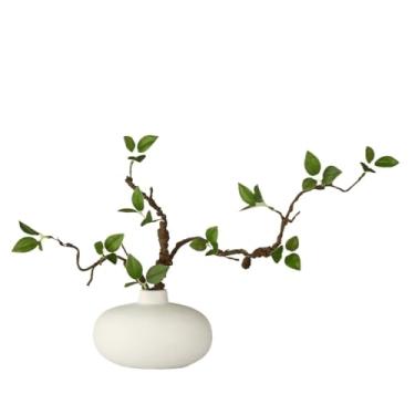 Imagem de VHDY85KA Decorações simulação vegetação arranjo de flores falsas decoração sala de estar vaso de cerâmica casa de fazenda