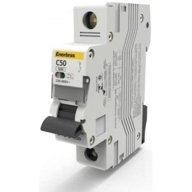 Imagem de Disjuntor Monopolar Curva C 50A Din - Enerbras