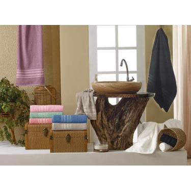 Imagem de Jogo 5 Toalha De Banho Teka Escala 100% Algodão 1,30m x 65cm, Sortido