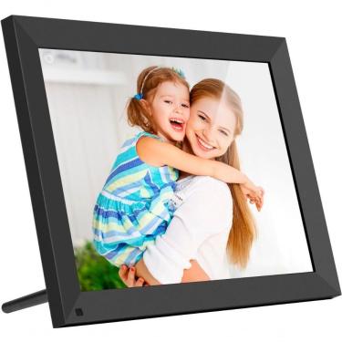 Imagem de Porta De Retrato Digital Aluratek 15 "touchscreen Lcd Wi-fi - Preto-aws215f