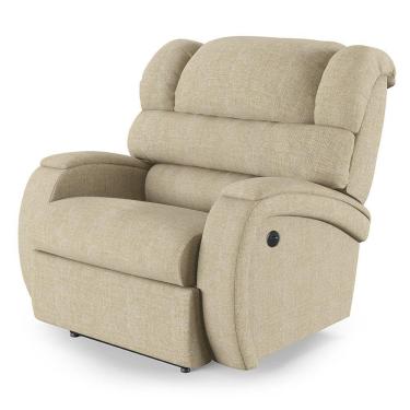 Imagem de Poltrona Do Papai Reclinável Napoli Controle Power Elétrico Usb Linho Bege Fh1