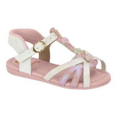 Imagem de Sandália Molekinha 2114.271 Baixa Fivela Conforto Leve Bebê Menina-Feminino