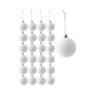 Imagem de Bolas Decorativas De Natal Em Veludo Vermelho Vinho Vintage 6cm 12/24 