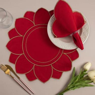 Imagem de Kit Jogo Americano Girassol Pçs Souplats Mesa De 6 Lugares Mesa Posta 