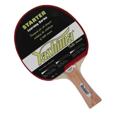 Imagem de Raquete de Tênis de Mesa Yashima 82006 Clássica Borracha Lisa com Esponja-Unissex