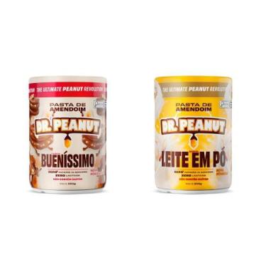 Imagem de Kit 2 Mini Pasta De Amendoim 250g - Dr. Peanut, Bueníssimo + Leite em 