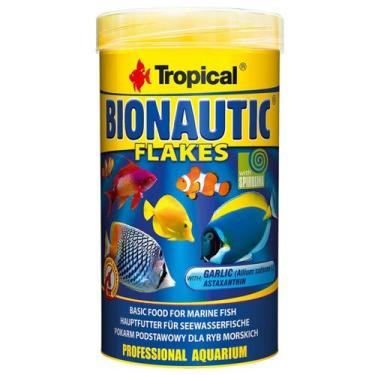 Imagem de Tropical Bionautic Flakes 200g Ração Flocos Peixe Marinhos