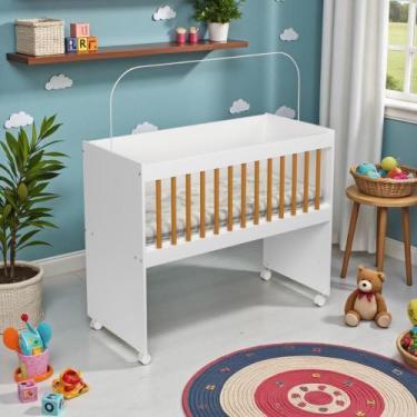 Imagem de Berço Moisés Com Mosquiteiro Rodas Freijó - Drop de Casa