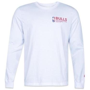 Imagem de Camiseta New Era Manga Longa NBA Chicago Bulls Institutional Style-Masculino