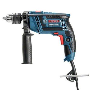 Imagem de Furadeira De Impacto Bosch Gsb 13 Re 650W Mandril 1/2 Azul E Preto 220V