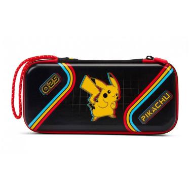 Imagem de Case PowerA Slim Protective para Nintendo Switch com Pikachu #025 e suporte de mesa integrado