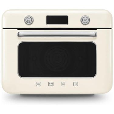 Imagem de Forno Combinado de Bancada Retrô Smeg Creme 30L Ar Forçado Vapor e Air Fry 1800W 110V