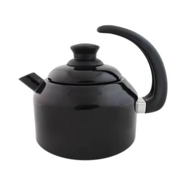 Imagem de Chaleira Esmaltada Ewel 1,5L Preto Gás, a Lenha e Indução