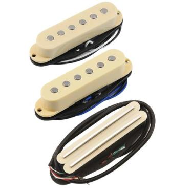 Imagem de Conjunto De Captadores Para Guitarra Elétrica Alnico 5 Single Coil Hot