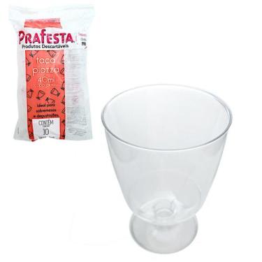 Imagem de Taça Descartável Piazza 40ml Cristal PraFesta c/ 10 unidades